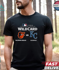 Baltimore Orioles Vs Kansas City Royals 2024 MLB American League Wild Card Shirt