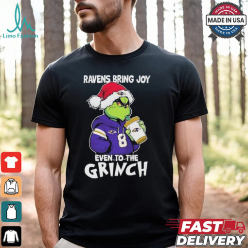 Baltimore Ravens Bring Joy Even To The Grinch Christmas Shirt