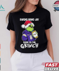 Baltimore Ravens Bring Joy Even To The Grinch Christmas Shirt