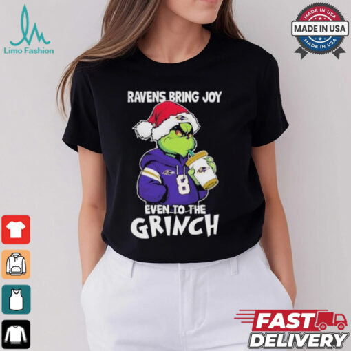 Baltimore Ravens Bring Joy Even To The Grinch Christmas Shirt