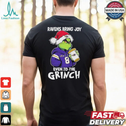 Baltimore Ravens Bring Joy Even To The Grinch Christmas Shirt