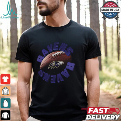 Baltimore Ravens Spiral Heavyweight T Shirt