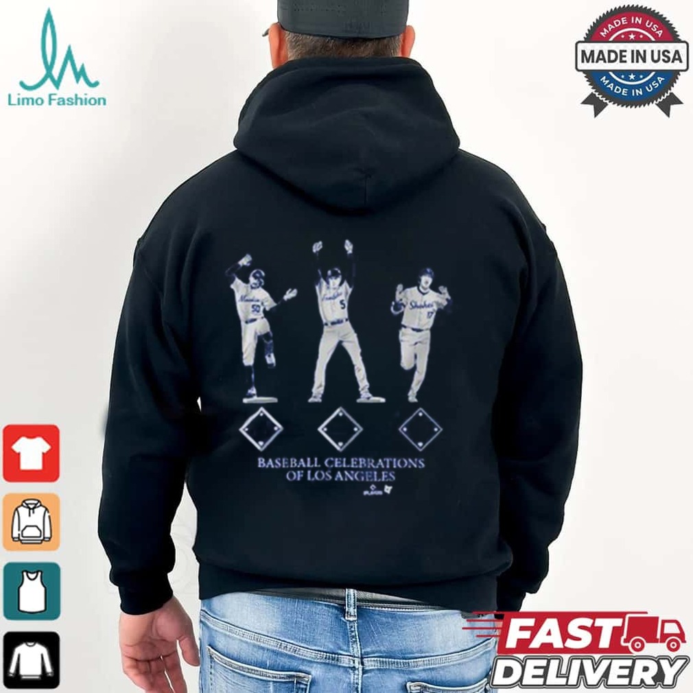 Baseball celebrations of los angeles T shirt Baseball celebrations of los angeles T shirt