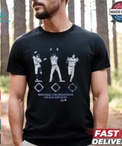 Baseball celebrations of los angeles T shirt
