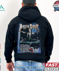 Battle Beast At Manchester England UK 1 October 2024 Circus Of Doom Over Europe Tour Dates Poster shirt