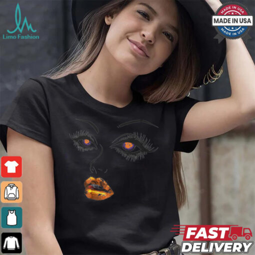 Beautiful Eyes And Clemson Girl Shirt