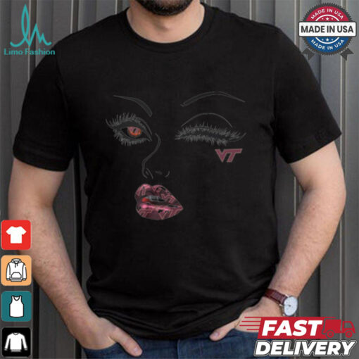 Beautiful Eyes And Hokies Girl Shirt