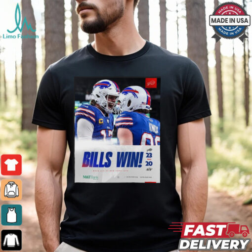 Bills Wins 23 20 Jets Final Score shirt
