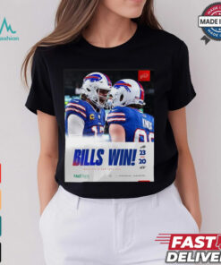 Bills Wins 23 20 Jets Final Score shirt