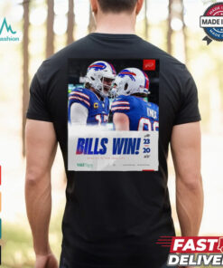 Bills Wins 23 20 Jets Final Score shirt