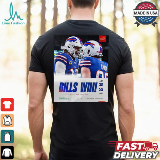 Bills Wins 23 20 Jets Final Score shirt