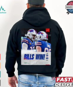 Bills Wins 23 20 Jets Final Score shirt