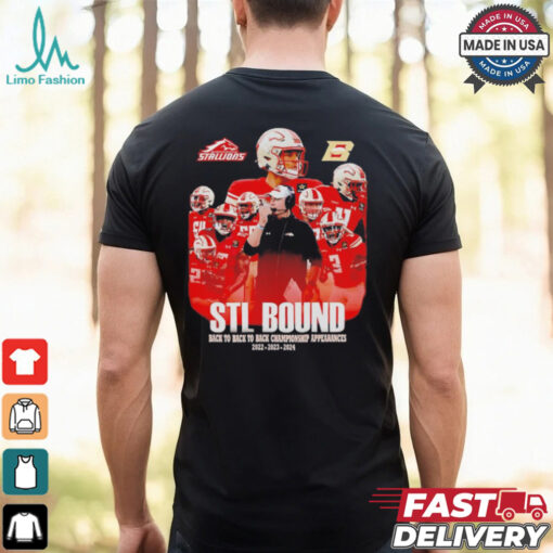 Birmingham Stallions Stl Bound 2022 2024 Championship shirt