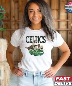 Boston Celtics NBA Six Pack 2024 Caricature Graphic t shirt