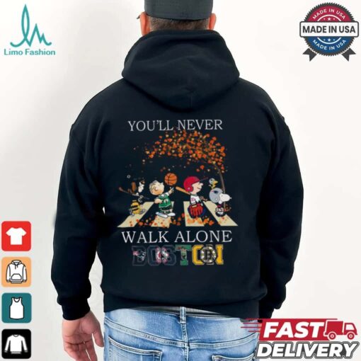 Boston You’ll Never Walk Alone The Peanuts Shirt