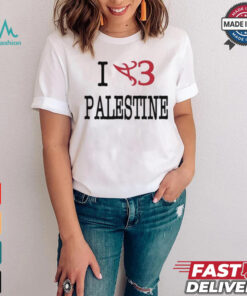 Boume Sama Wearing I A3 Palestine Alabama Crimson Tide t shirt