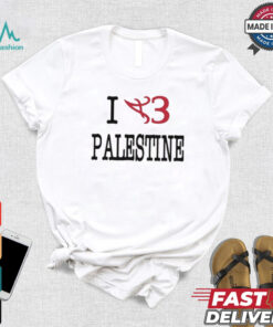 Boume Sama Wearing I A3 Palestine Alabama Crimson Tide t shirt