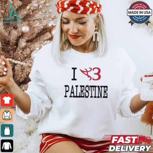 Boume Sama Wearing I A3 Palestine Alabama Crimson Tide t shirt