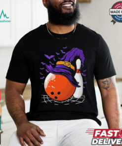 Bowling Ball Witch Hat Halloween Shirt