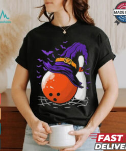 Bowling Ball Witch Hat Halloween Shirt