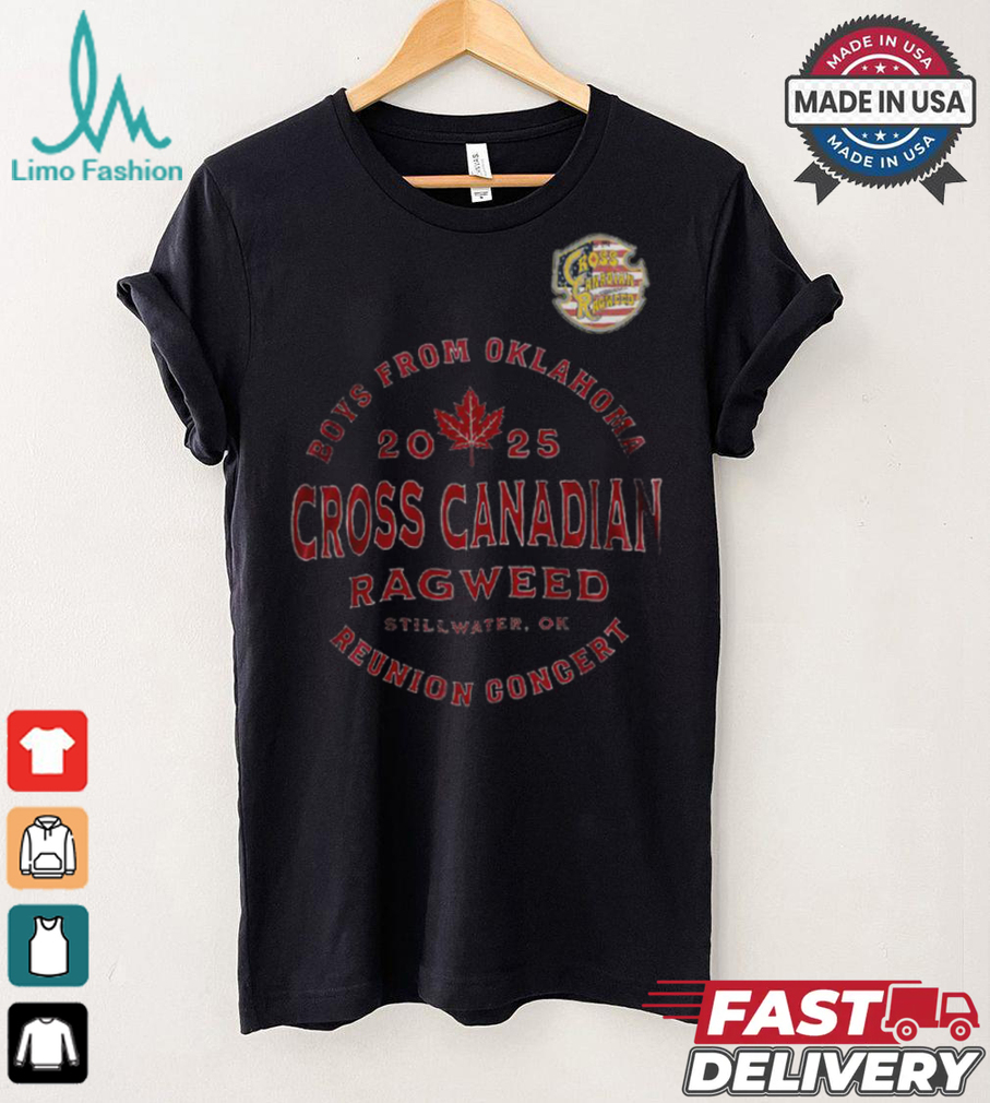 Boys From Oklahoma 2025 Cross Canadian Ragweed Shirt Boys From Oklahoma 2025 Cross Canadian Ragweed Shirt