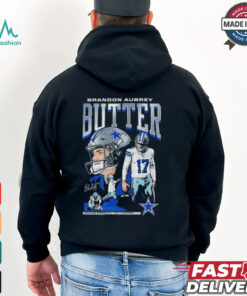 Brandon Aubrey #17 Dallas Cowboys Star NFL Kicker T Shirts