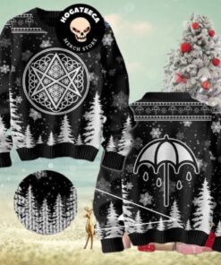 Bring Me The Horizon Logo Rock Band Christmas Sweater Chirstmas Gifts 2024 Xmas For Family And Friends Ugly Sweater