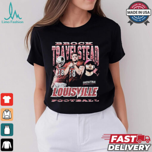 Brock Travelstead Louisville Cardinals Football 90s Graphic t shirt