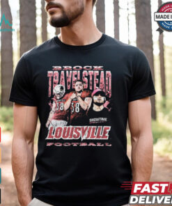 Brock Travelstead Louisville Cardinals Football 90s Graphic t shirt