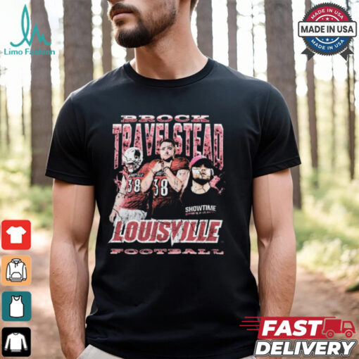 Brock Travelstead Louisville Cardinals Football 90s Graphic t shirt