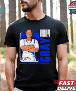 Brooklyn Gray Saint Louis Billikens cartoon shirt