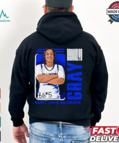 Brooklyn Gray Saint Louis Billikens cartoon shirt