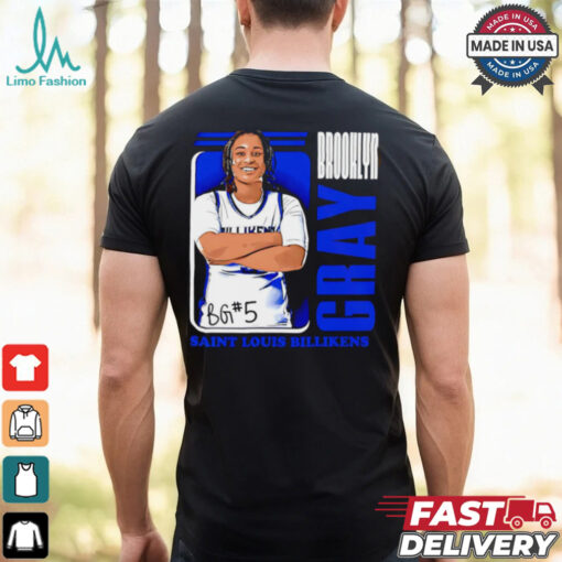 Brooklyn Gray Saint Louis Billikens cartoon shirt