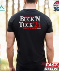 Buck ‘N Tuck ’24 Bucky Irving & Sean Tucker They’re Running Shirt