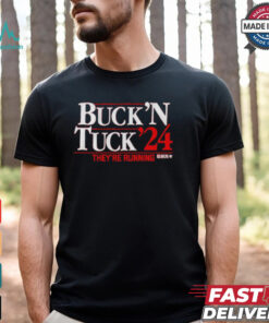 Buck ‘N Tuck ’24 Bucky Irving & Sean Tucker They’re Running Shirt
