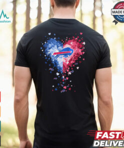 Buffalo Bills Crystal Heart Shirt