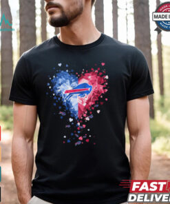 Buffalo Bills Crystal Heart Shirt