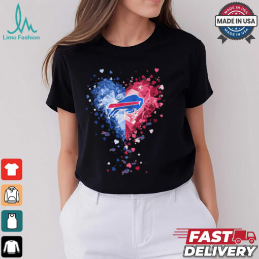 Buffalo Bills Crystal Heart Shirt