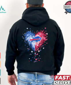 Buffalo Bills Crystal Heart Shirt