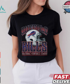 Buffalo Bills Helmet Garment Dyed Heavyweight T Shirt