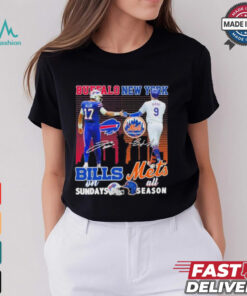 Buffalo Bills On Sundays X New York Mets All Season Shirt