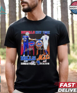 Buffalo Bills On Sundays X New York Mets All Season Shirt