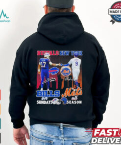 Buffalo Bills On Sundays X New York Mets All Season Shirt