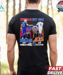 Buffalo Bills On Sundays X New York Mets All Season Shirt