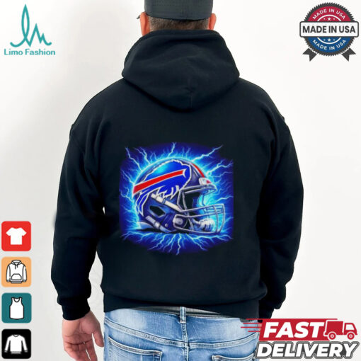 Buffalo Bills lightning football helmet shirt