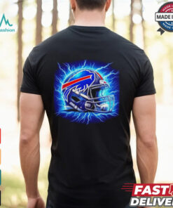 Buffalo Bills lightning football helmet shirt