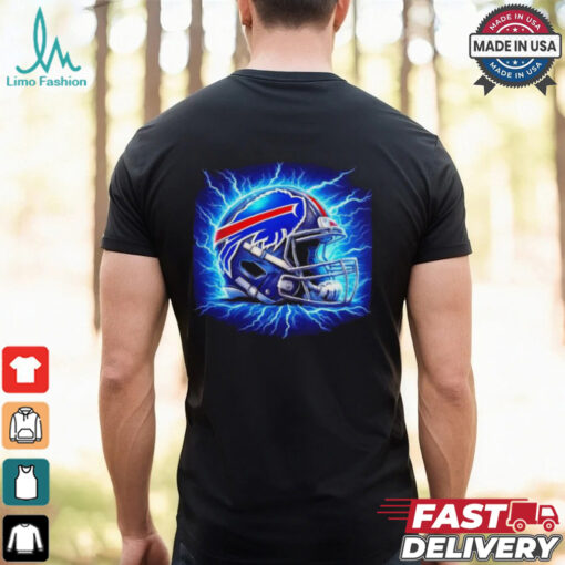 Buffalo Bills lightning football helmet shirt