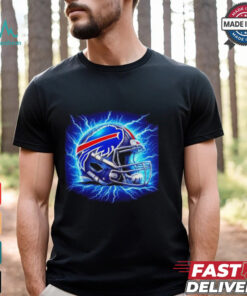 Buffalo Bills lightning football helmet shirt