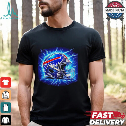 Buffalo Bills lightning football helmet shirt