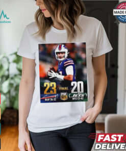 Buffalo Bills vs New York Jets 23 – 20 Final Fox NFL poster shirt